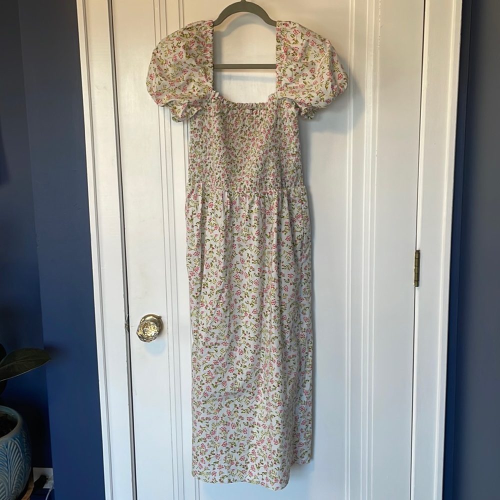 J.Crew smocked nap dress